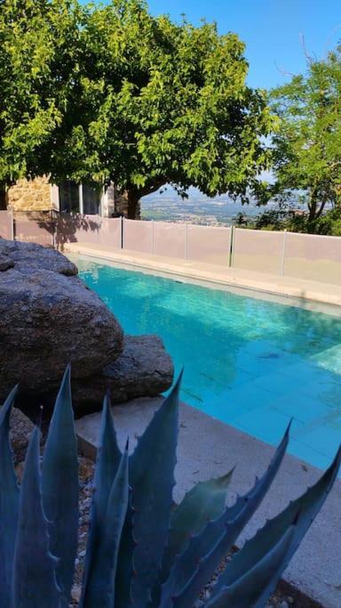Villa Spacieuse -Vue Exceptionnelle- Piscine Saint-Romain-de-Lerps Esterno foto