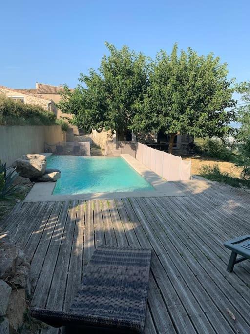 Villa Spacieuse -Vue Exceptionnelle- Piscine Saint-Romain-de-Lerps Esterno foto